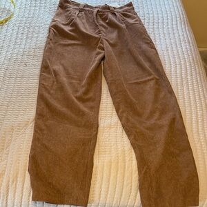 NWT HALARA Brown Corduroy Pants